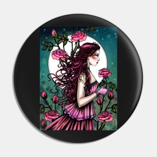 Spanish Rose Maiden Bohemian Woman Fantasy Art by Molly Harrison Pin