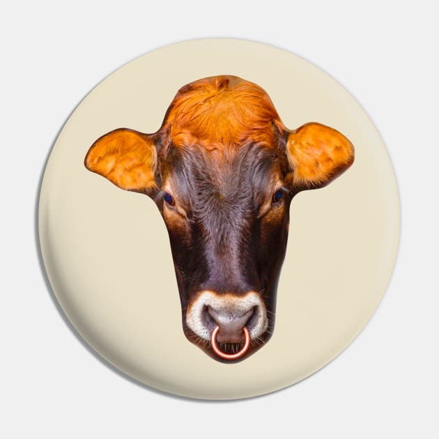 Head of a Young Bull Pin by dalyndigaital2@gmail.com