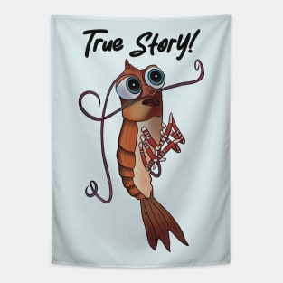 Shark Tale - True Story Shrimp Tapestry