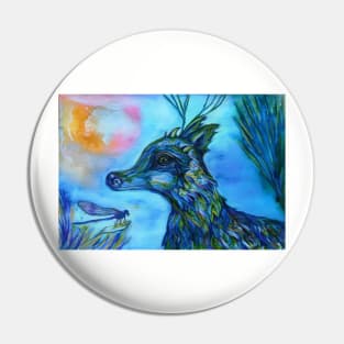 Deer Dragon Fairy Creature Pin