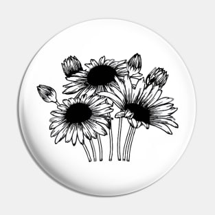 Sunflowers Pin