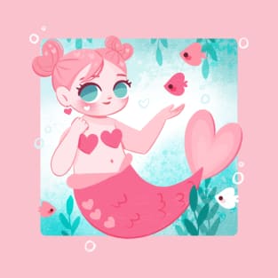 Heart Mermaid T-Shirt