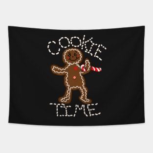 Gingerbread Custom Gifts, Gingerbread Cute COOKIE TIME Gifts for Baking Lovers Tapestry