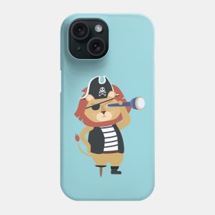 Lion Pirate Wooden Leg Phone Case