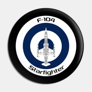 F-104 Starfighter (GR) Pin