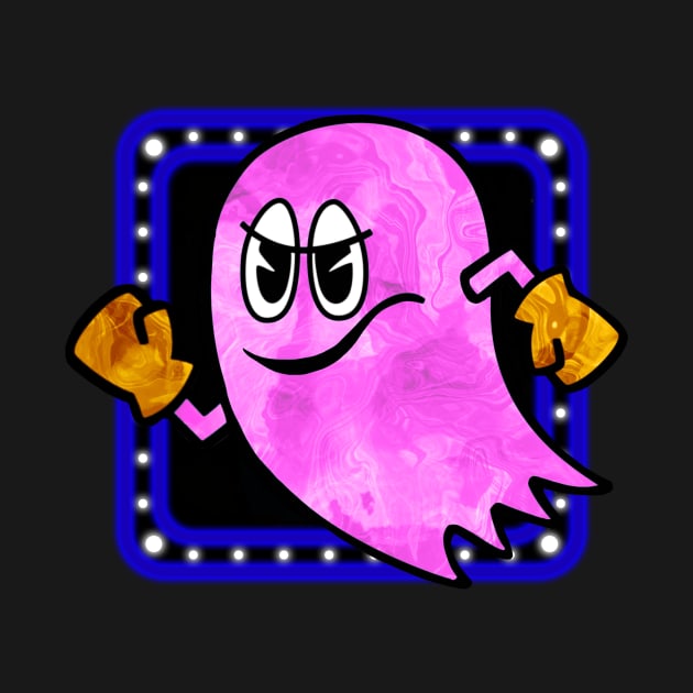 Pinky, The Supervillain Ghost by Leroy Binks