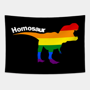 LGBT-Rex - Gay Pride Dinosaur Tapestry