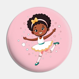 Cute Ballerina Dancing Girl Pin