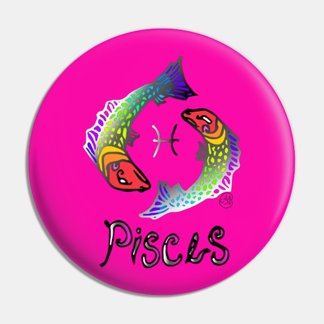 Pisces Pin by charleyllama