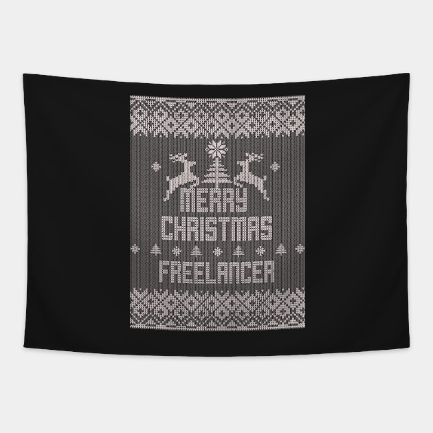 Merry Christmas FREELANCER Tapestry by ramiroxavier