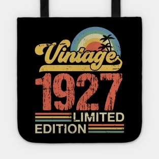 Retro vintage 1927 limited edition Tote