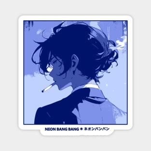 Smoking Male - Anime Manga Aesthetic Magnet