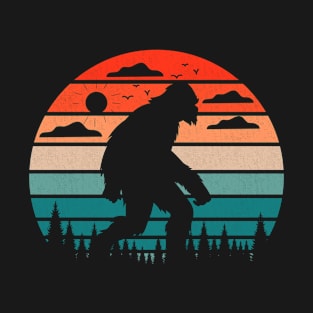 Bigfoot sunset vintage T-Shirt