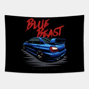 Blue Beast Tapestry