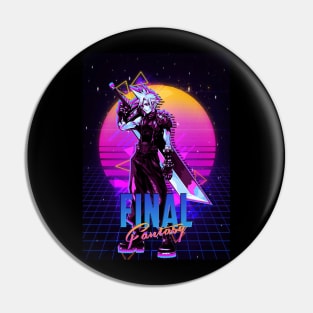 Fantasy Soldier Retro Pin