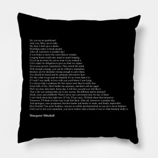 Margaret Mitchell Quotes Pillow