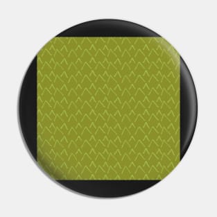 Olive Green Simple Mountain Pattern Pin