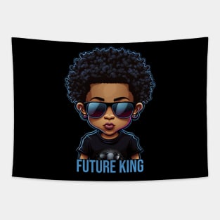 Future King, African American Male child Tapestry