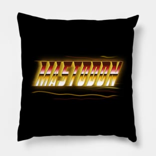 Great Mastodon Gift Retro Proud Name Christmas 70s 80s 90s Pillow