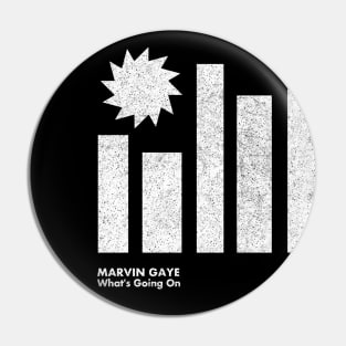 Marvin Gaye / Minimal Graphic Design Artwork Pin