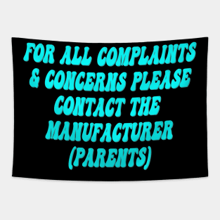 Complaints and concerns Tapestry