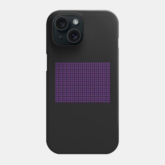 Purple dots Phone Case by ampp