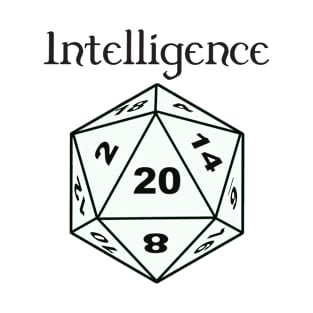 Intelligence Stat D20 T-Shirt