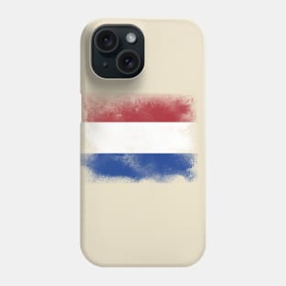 Holland flag isolated Phone Case