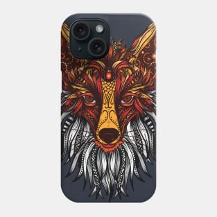 Mandala FOX  colorful cute animal Phone Case