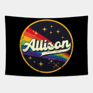 Allison // Rainbow In Space Vintage Grunge-Style Tapestry