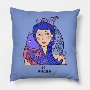 Pisces Constellation: Creative And Intuitive | Astrology Art Pillow