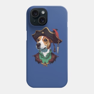 dog pirate Phone Case