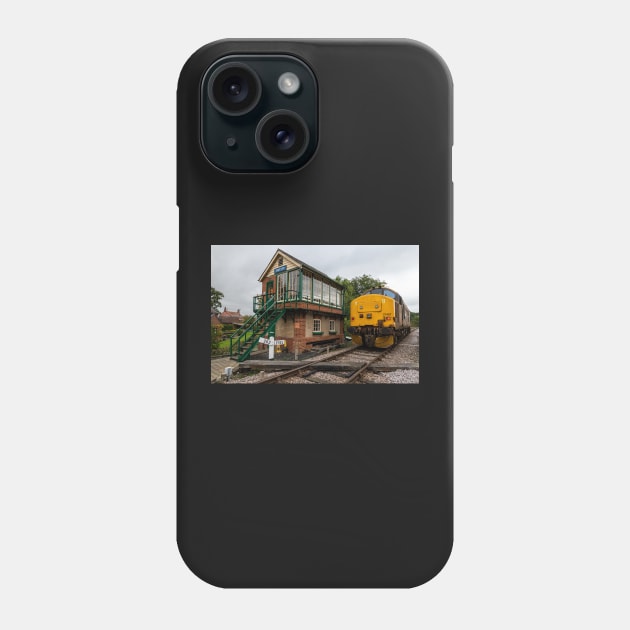 Class 37 407 at Thuxton Phone Case by Robert john