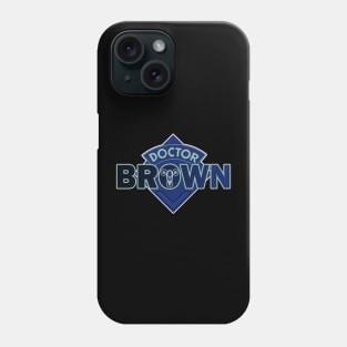 Doc Brown - Doctor Who Style Logo Phone Case