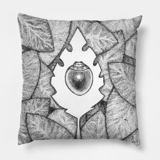 A bug on leaf Pillow