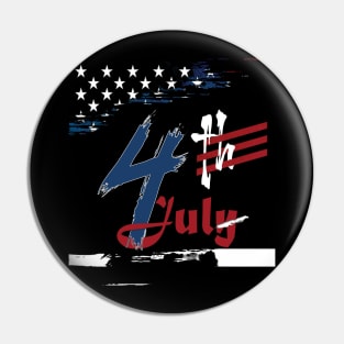 July 4th Pin