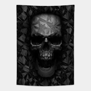 Geometric Skull Tapestry