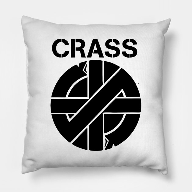 Crass Punk Pillow by mailtires