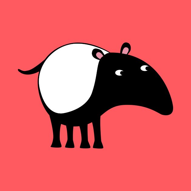 Malayan Tapir by NicSquirrell