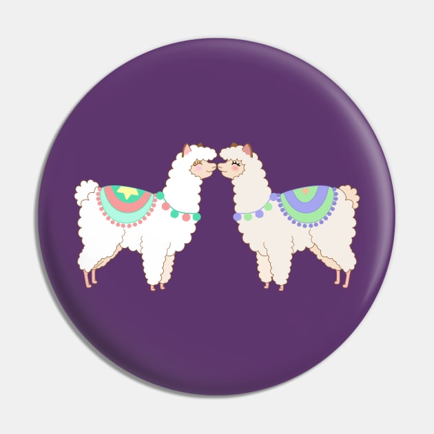 Cute alpacas in love Pin by Pendientera