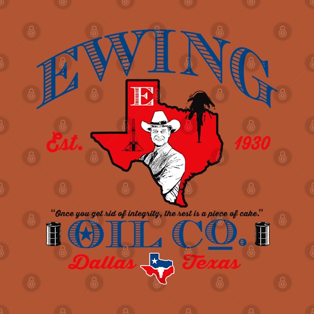 Ewing Oil Co. by Alema Art