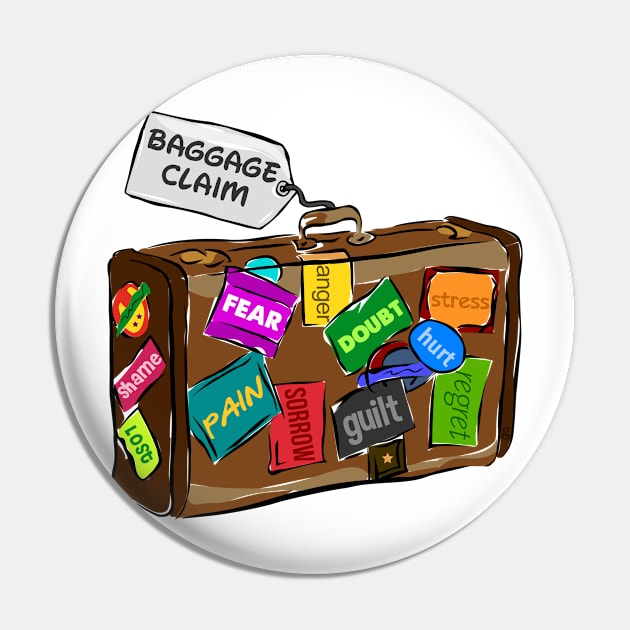 Excess Baggage Pin by gtee