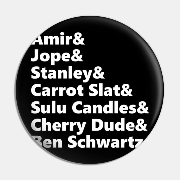 Ben Schwartz Names Pin by Itsneveratrap