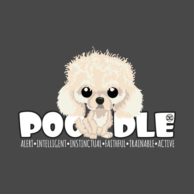 Discover Poodle (Apricot) - DGBigHead - Poodle - T-Shirt
