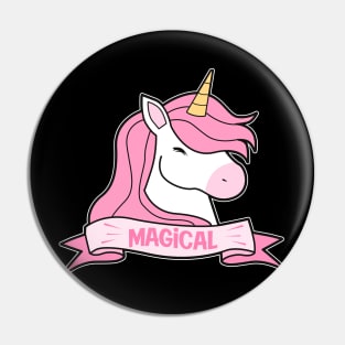 Pink Magical Cute Unicorn Pin