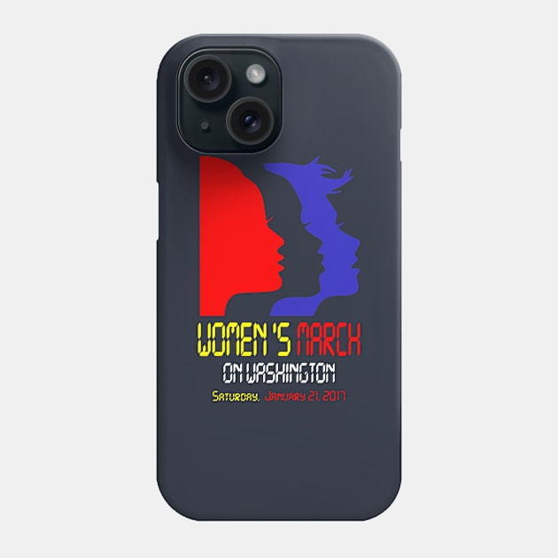 women's march on washington Phone Case by zakytuntun