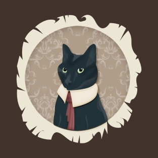 Classy Cat Portrait T-Shirt