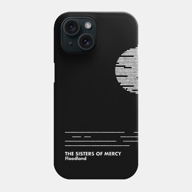 The Sisters Of Mercy / Floodland / Minimalist Graphic Design Artwork Phone Case by saudade