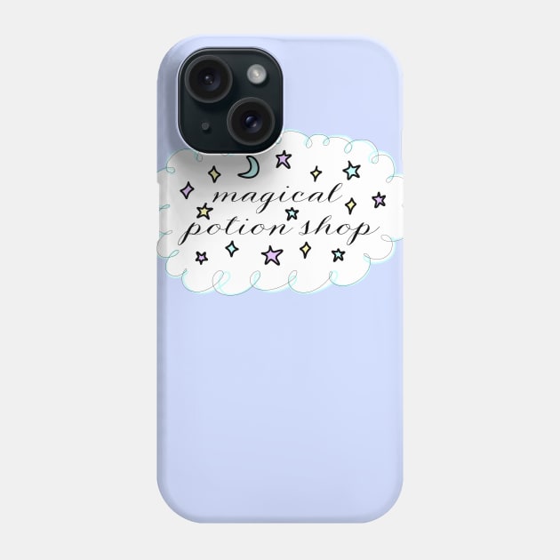 Cute Magical Potion Shop Cloud Design, Made by EndlessEmporium Phone Case by EndlessEmporium