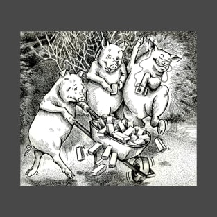 3 Little Pigs T-Shirt